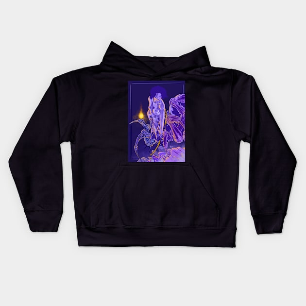 Dungeons, Dice and Dragons - Drider Kids Hoodie by Rollin20s